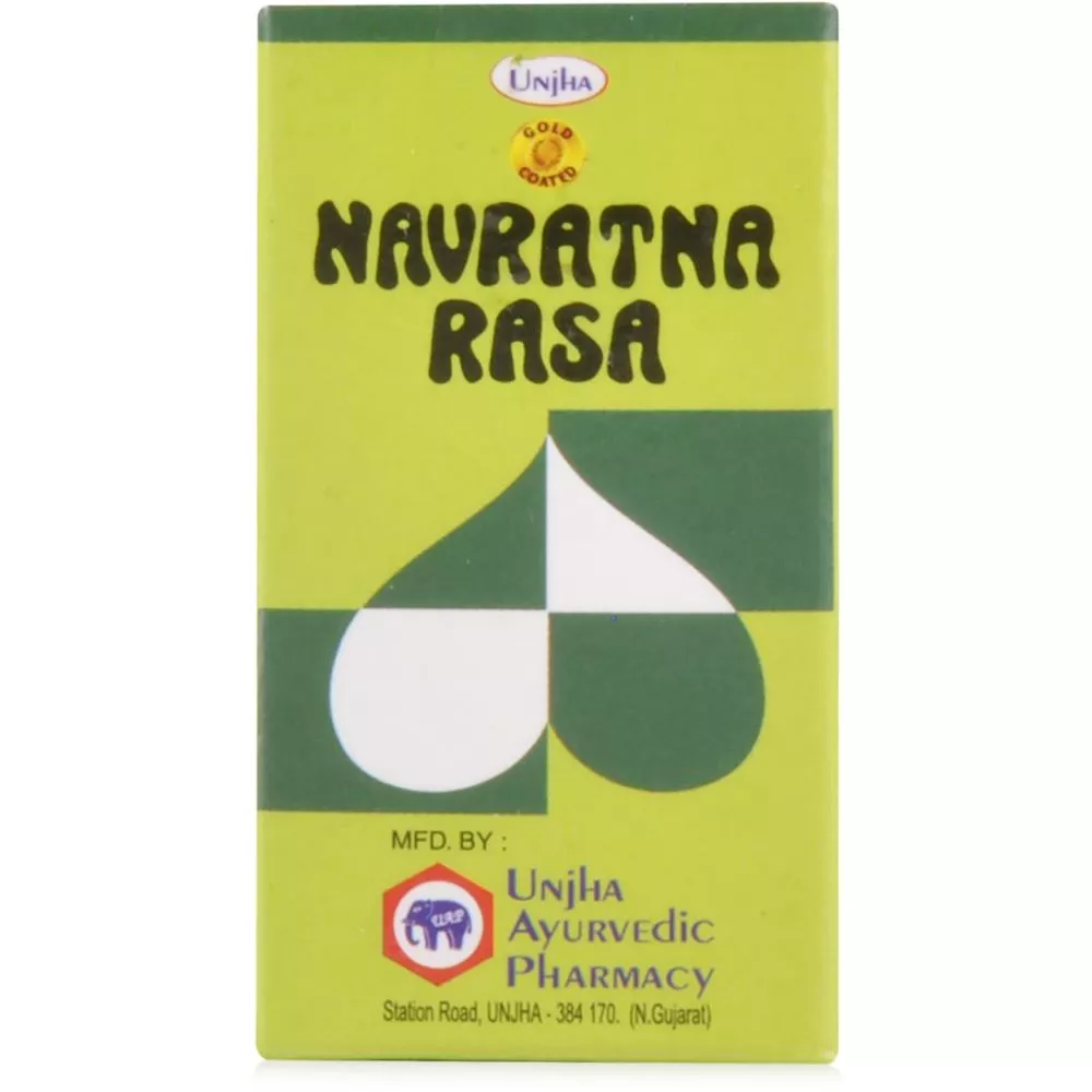 Unjha Navratna Ras Gold Coated 30tab