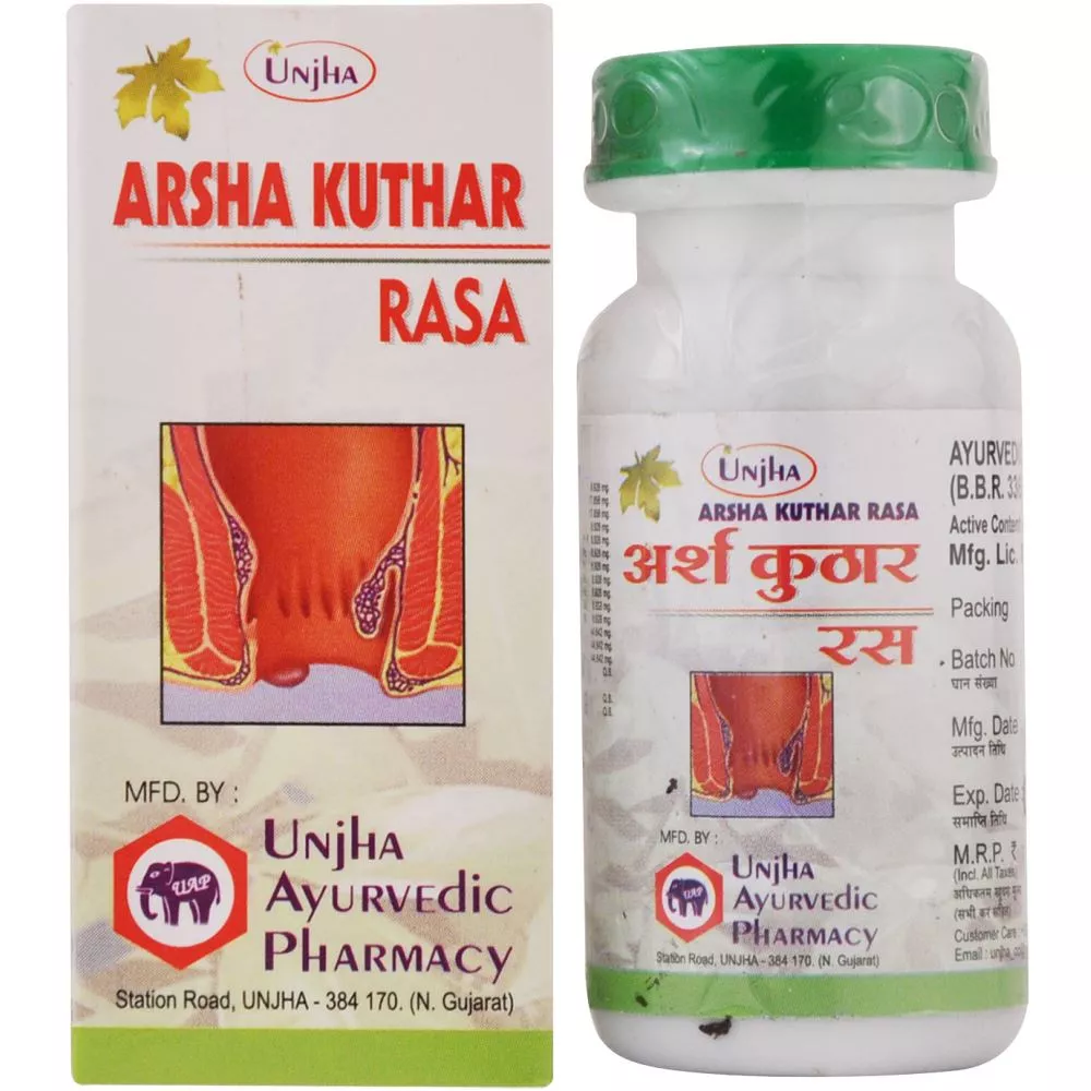 Unjha Arsha Kuthar Ras 40tab