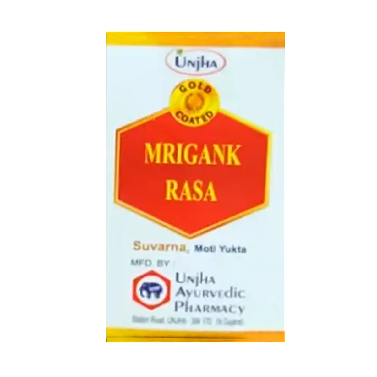 Unjha Mrigank Ras Swarna Moti Yukta 1g