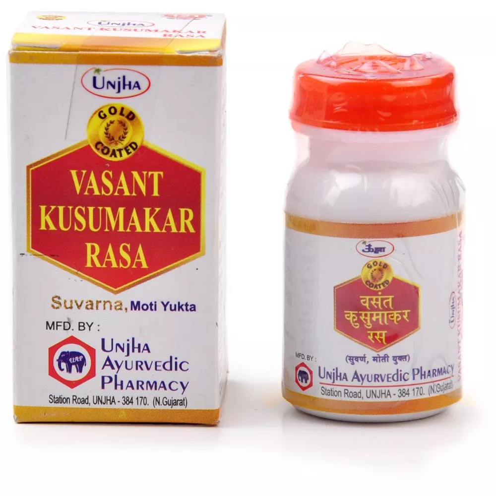 Unjha Vasant Kusumakar Ras Swarna Moti Yukta 1g
