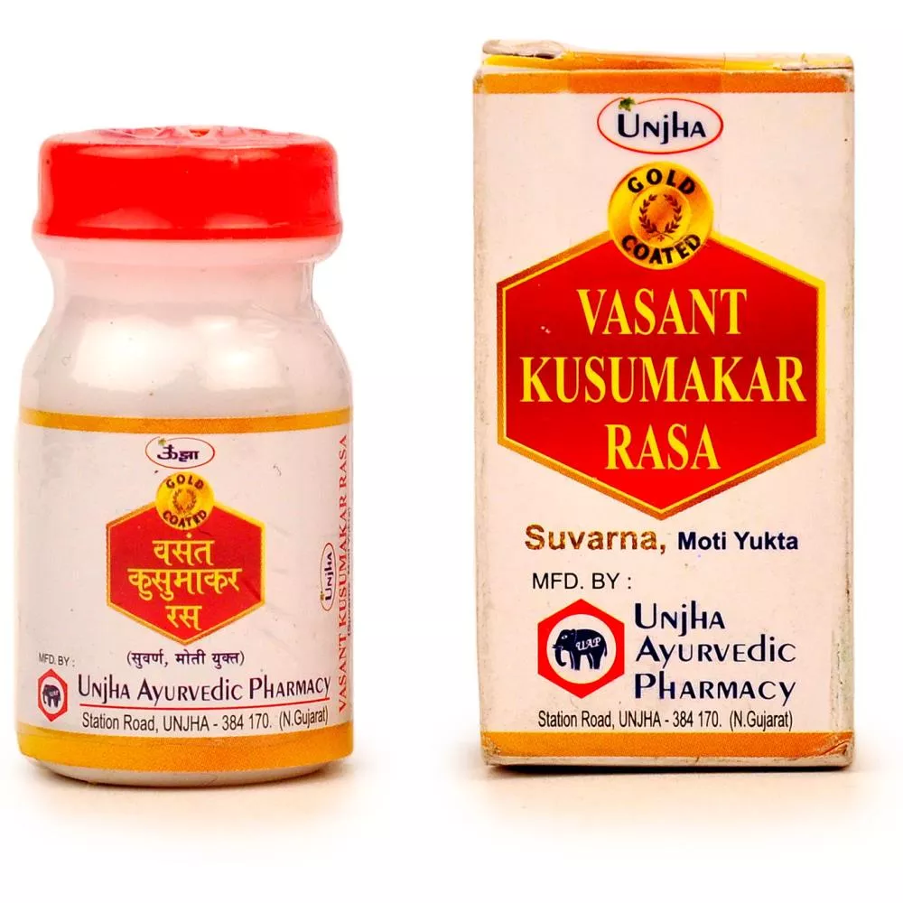 Unjha Vasant Kusumakar Ras Swarna Moti Yukta 2.5g