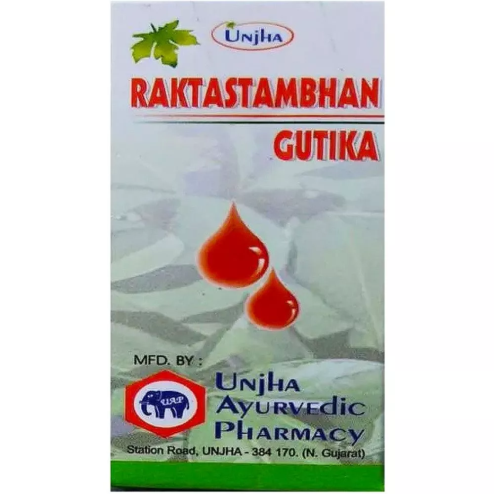 Unjha Raktastambhan Gutika 40tab
