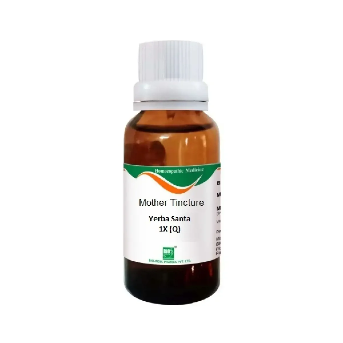 Bio India Yerba Santa Eriodictyon Californicum / Eriodictyon Glutinosum 1X Q 30ml