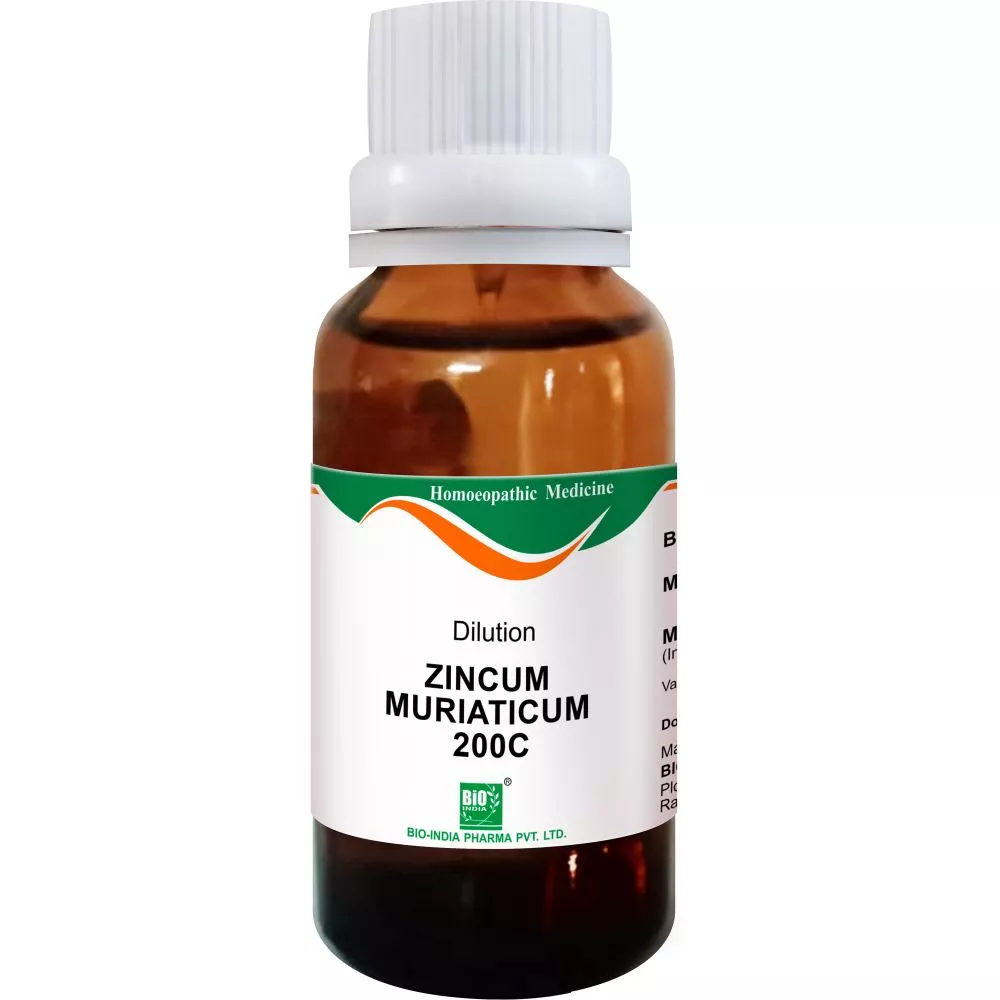 Bio India Zincum Muriaticum 200 CH 30ml