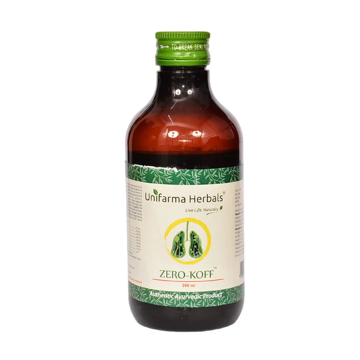 Unifarma Herbals Zero Koff Cough Syrup 200ml