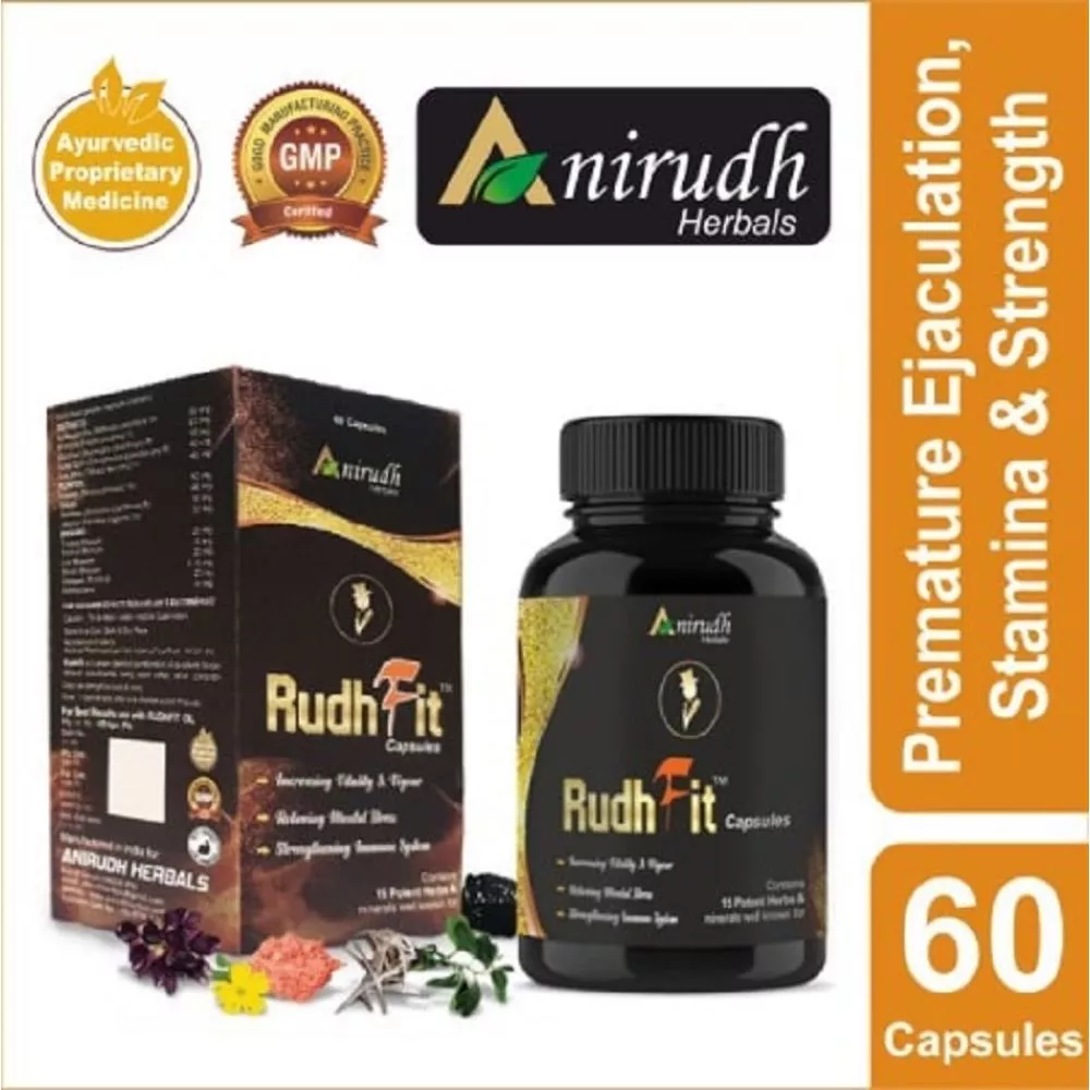 Anirudh Herbals Ayurvedic Rudhfit For Strength & Stamina Capsules 60caps
