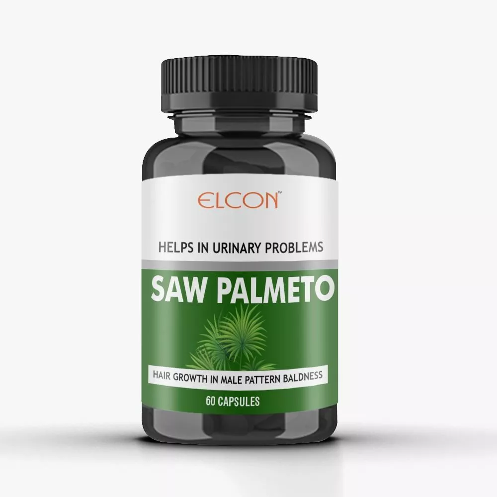 Elcon Saw Palmetto 300Mg With Nettle Root 160Mg Capsule 60caps