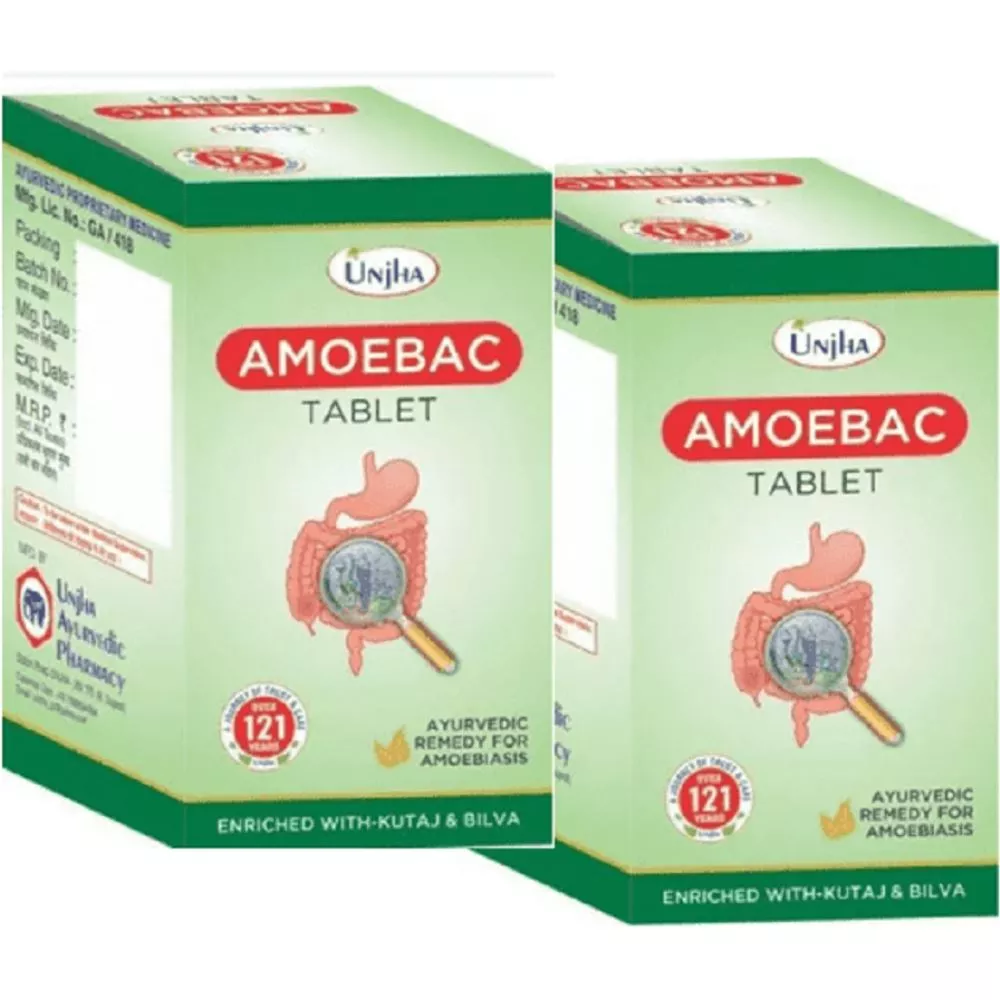 Unjha Amoebac Tablet 25tab, Pack of 2
