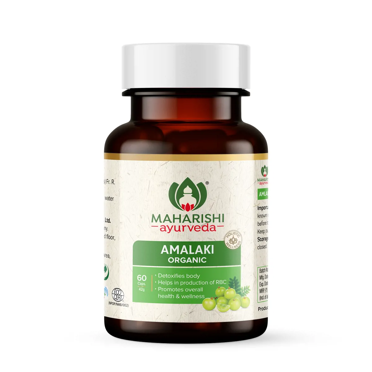 Maharishi Ayurveda Organic Amalaki Tablets 60tab