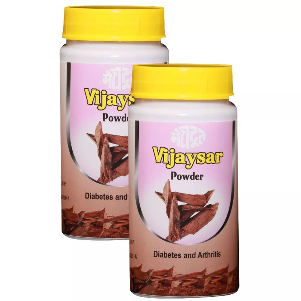 Meghdoot Ayurvedic Vijaysar Churna 100g, Pack of 2