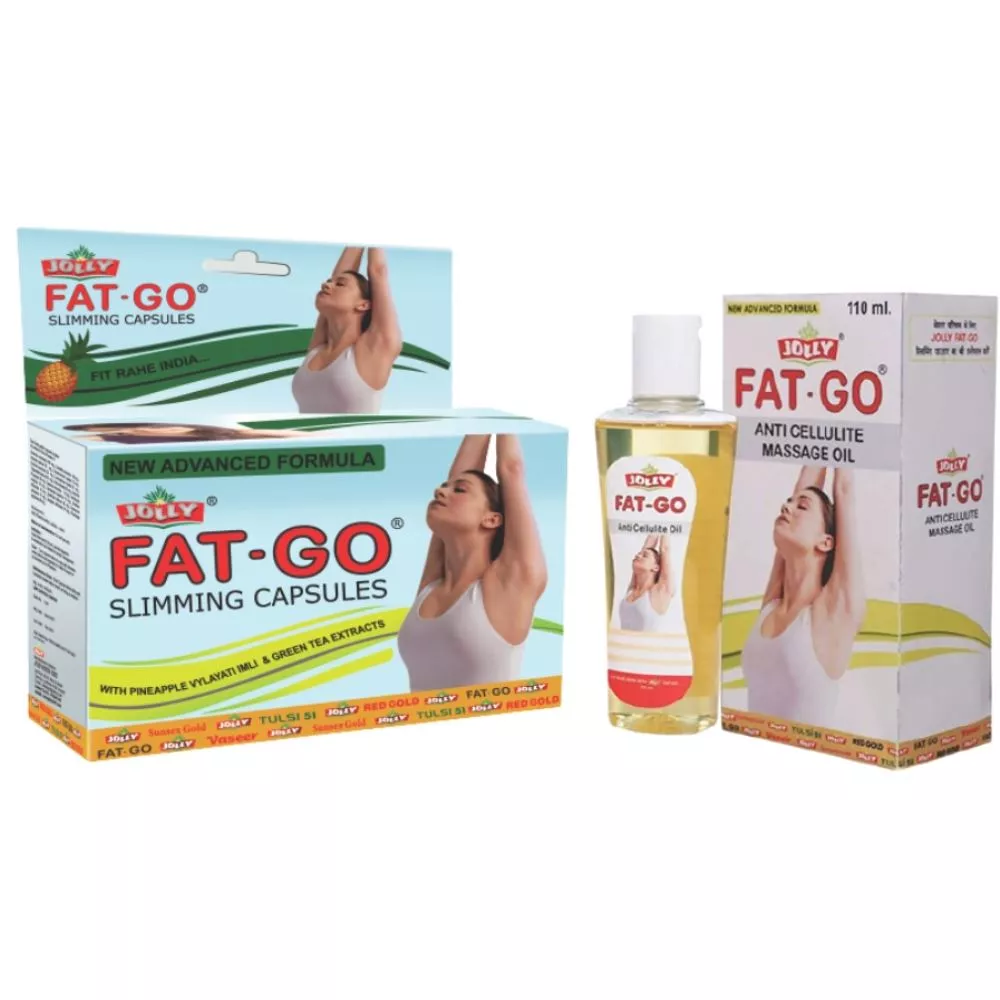 Jolly Fat Go Slimming Capsules and Oil 1Pack