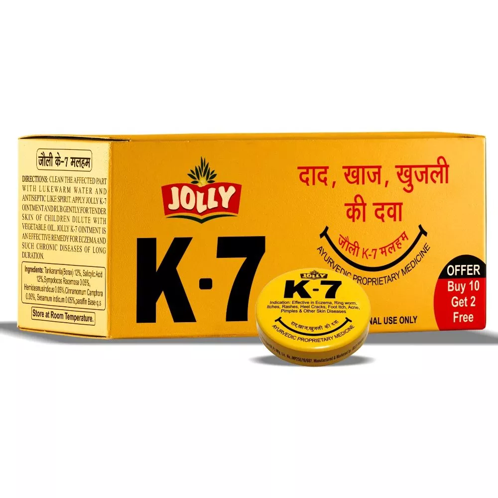 Jolly K-7 Ointment 14g, Pack of 12