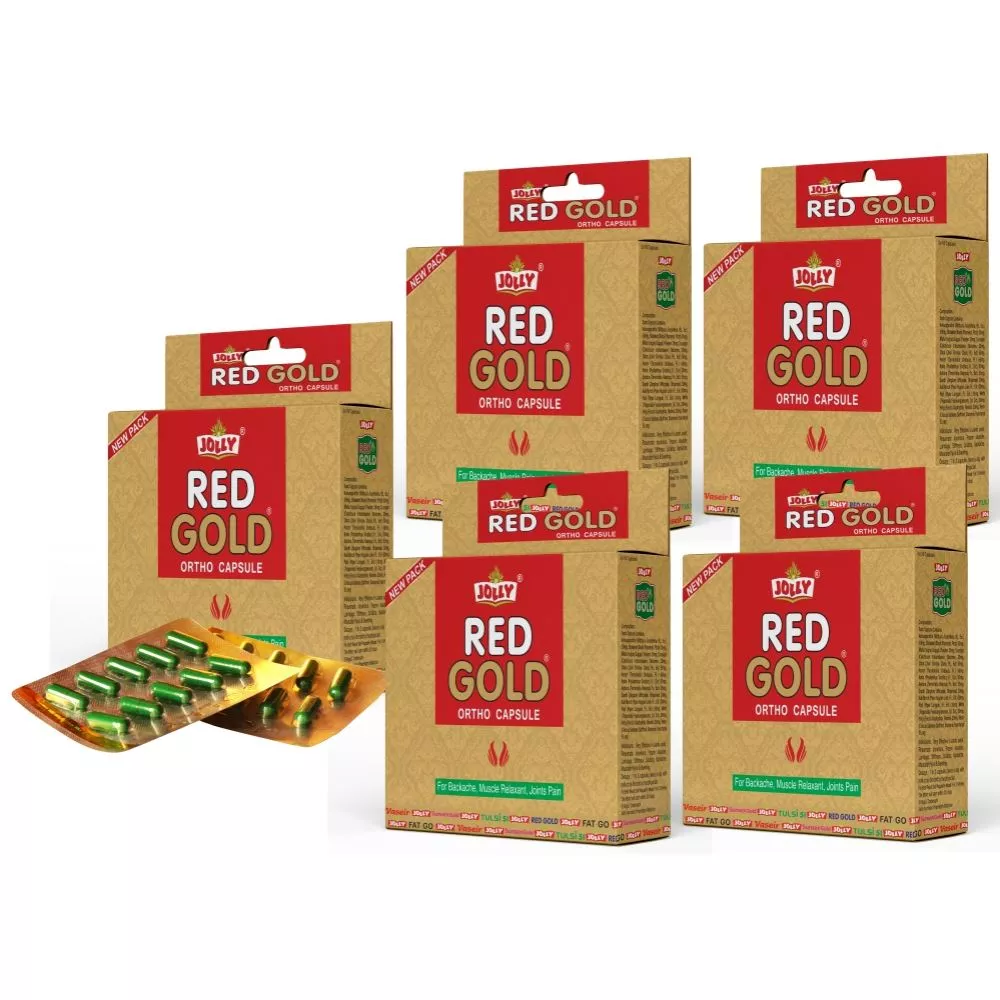 Jolly Red Gold Ortho Capsules 30caps, Pack of 5