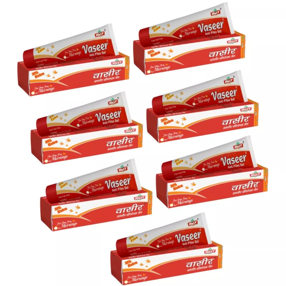 Jolly Vaseer Anti Piles Gel 30g, Pack of 5