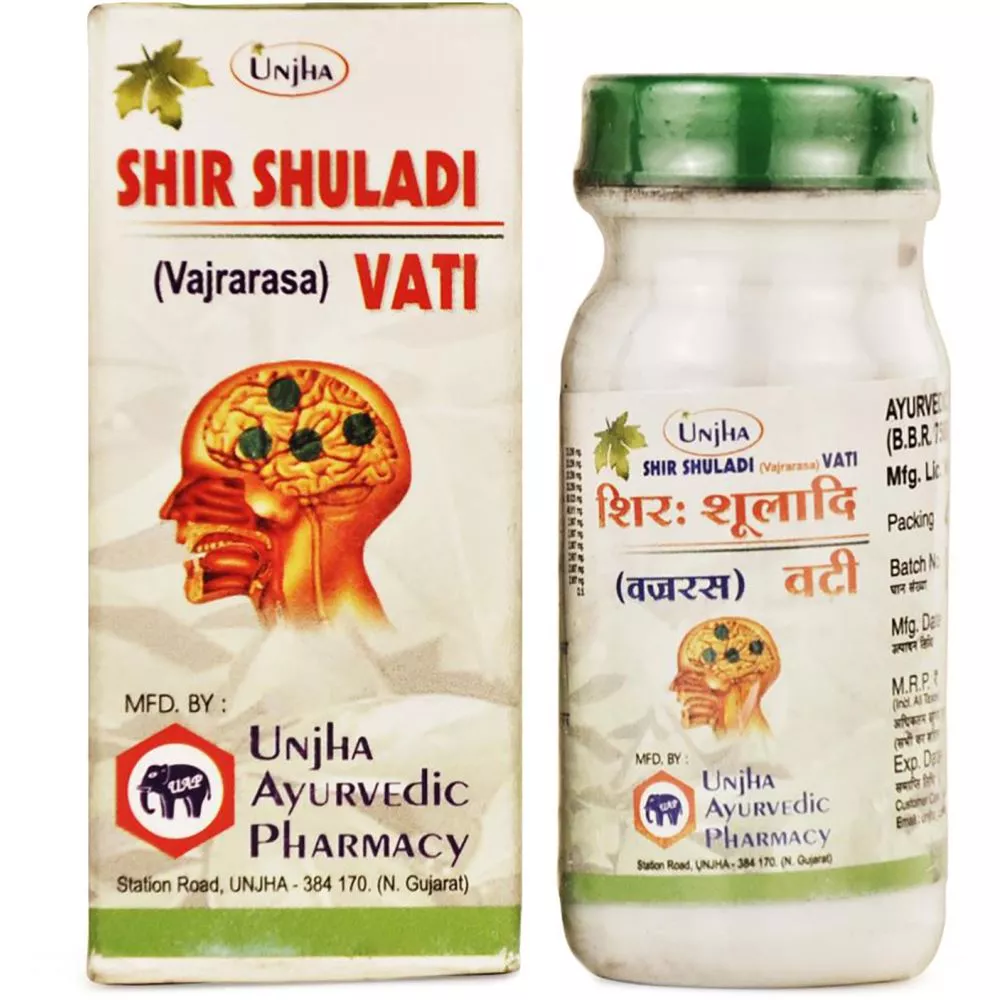 Unjha Shirahshuladrivajra Rasa 40tab