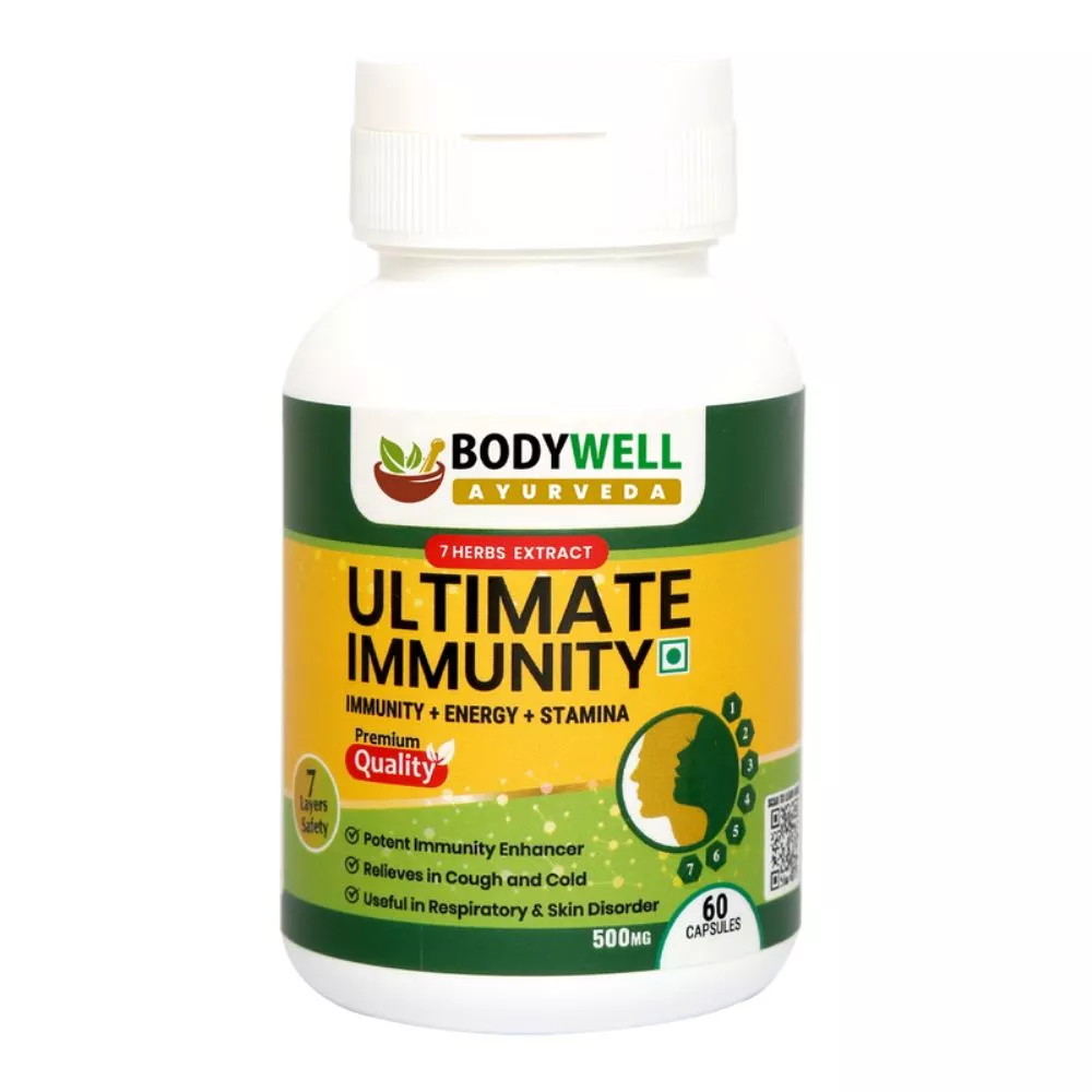 Bodywell Ultimate Immunity 500Mg Capsules 60caps