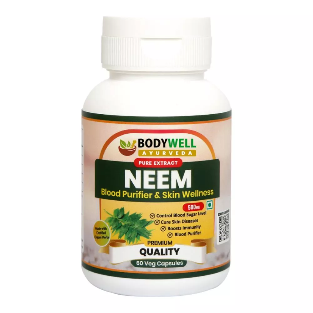 Bodywell Neem Pure Extract 500Mg Capsules 60caps