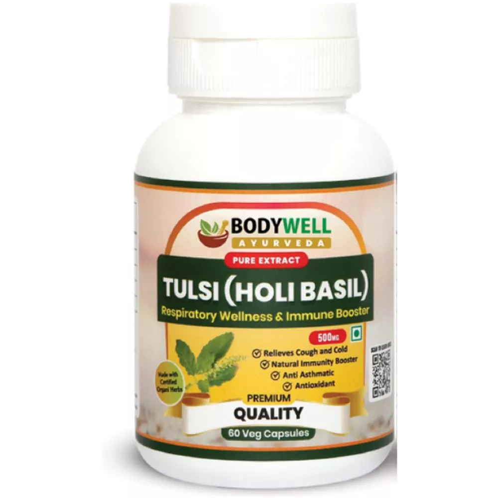 Bodywell Tulsi Pure Extract 500Mg Capsules 60caps
