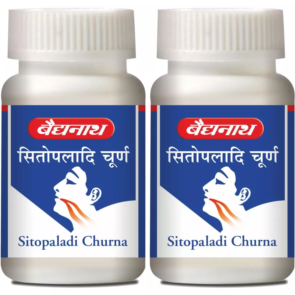 Baidyanath Ayurved Sitopaladi Churna 60g, Pack of 2