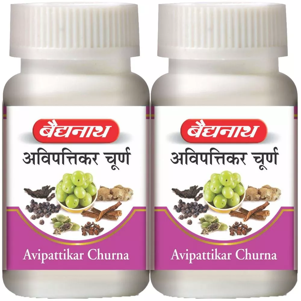 Baidyanath Ayurved Avipattikar Churna 60g, Pack of 2