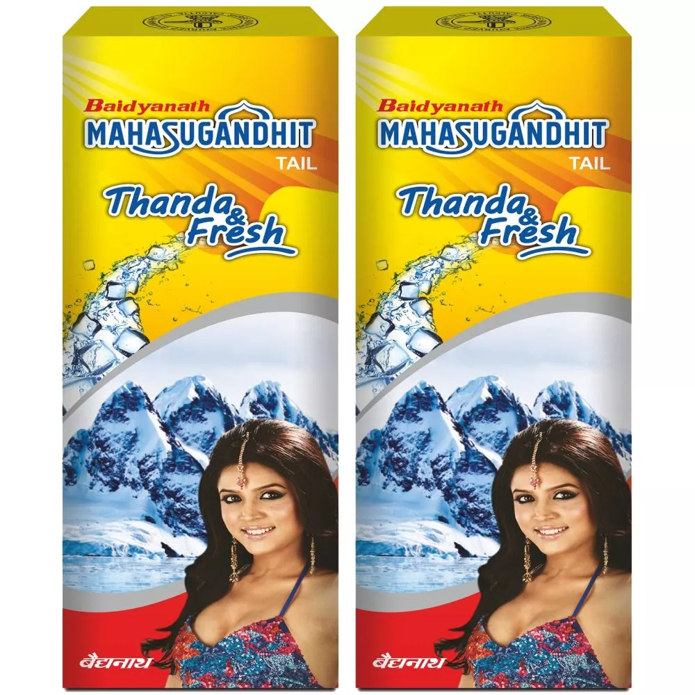 Baidyanath Ayurved Mahasugandhit Tail 100ml, Pack of 2