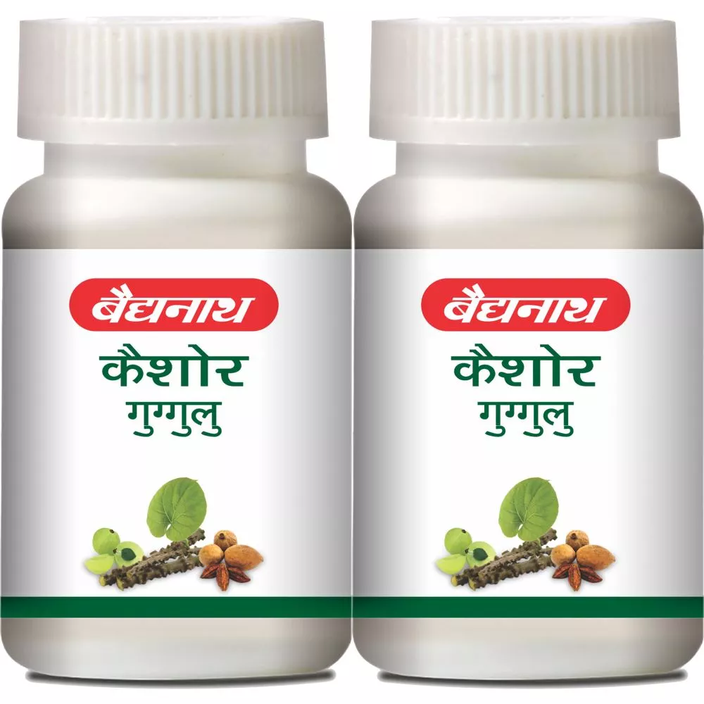 Baidyanath Ayurved Kaishor Guggulu 80tab, Pack of 2