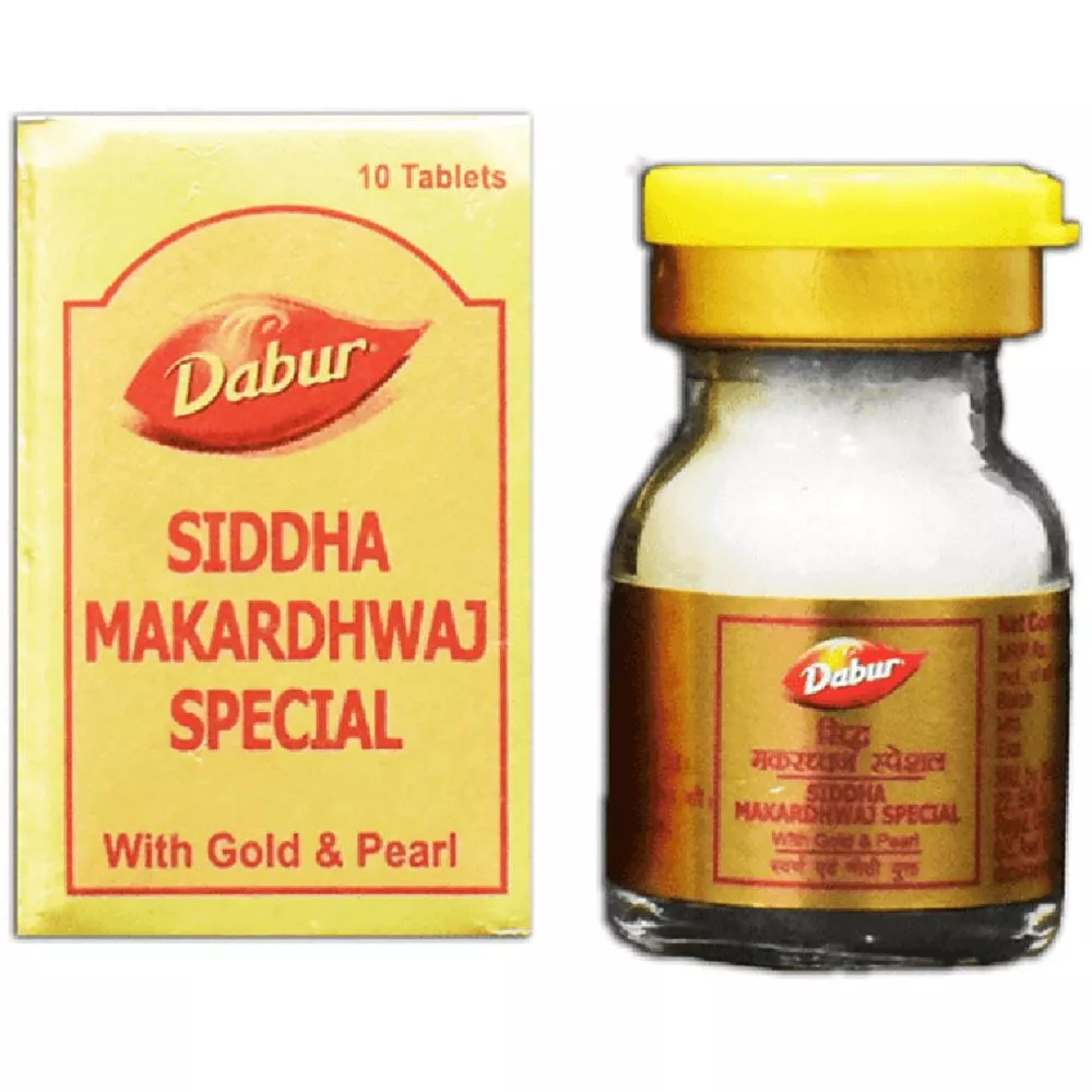 Dabur Siddha Makardhwaj Special With Gold 10tab