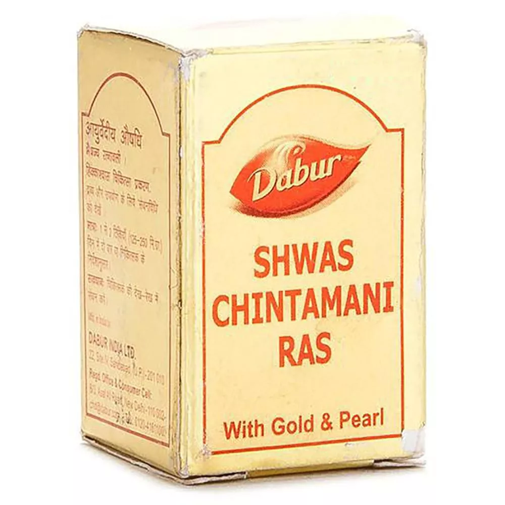 Dabur Shwas Chintamani Ras With Gold 30tab