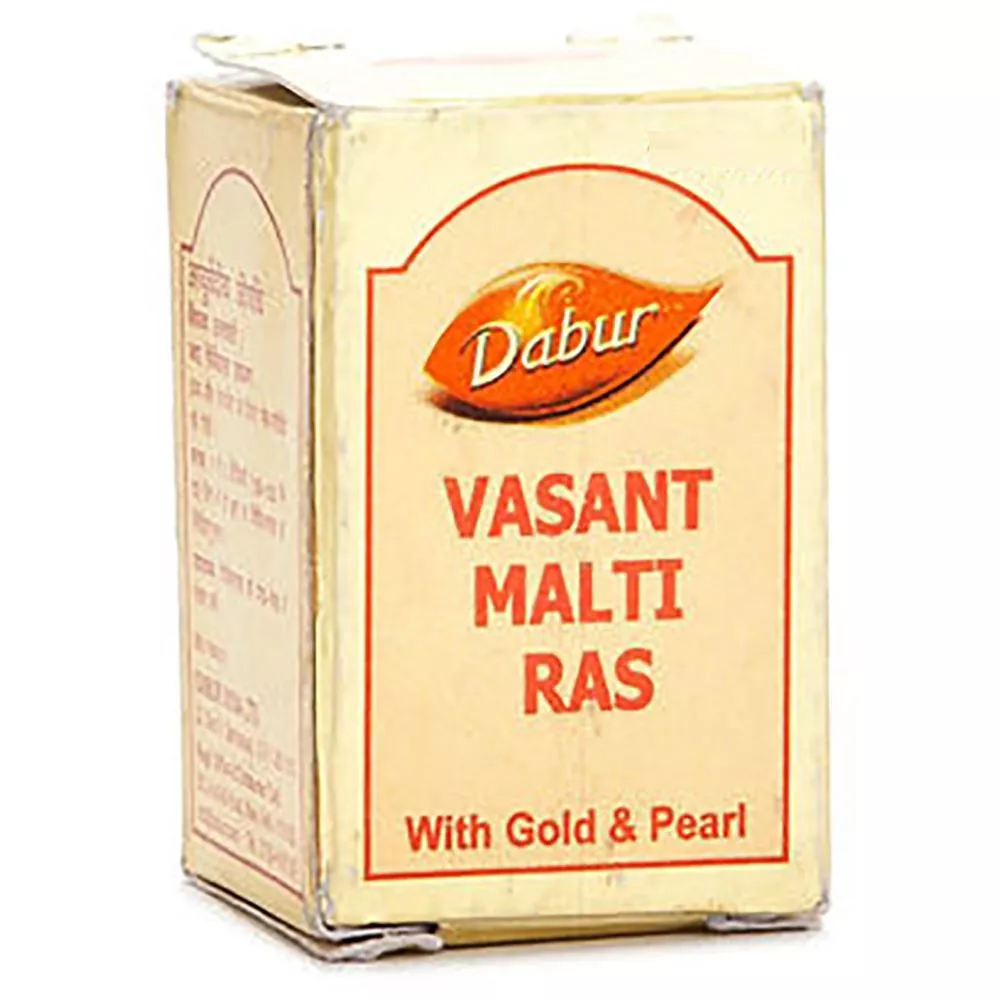 Dabur Vasant Malti Ras With Gold 25tab