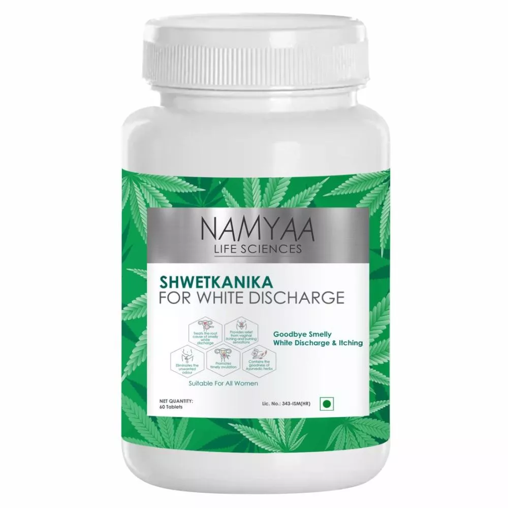Namyaa Shwetkanika For White Discharge Tablets 60tab