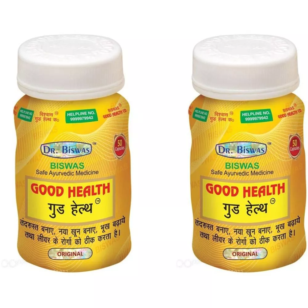 Dr Biswas Good Health Capsule 50caps, Pack of 2