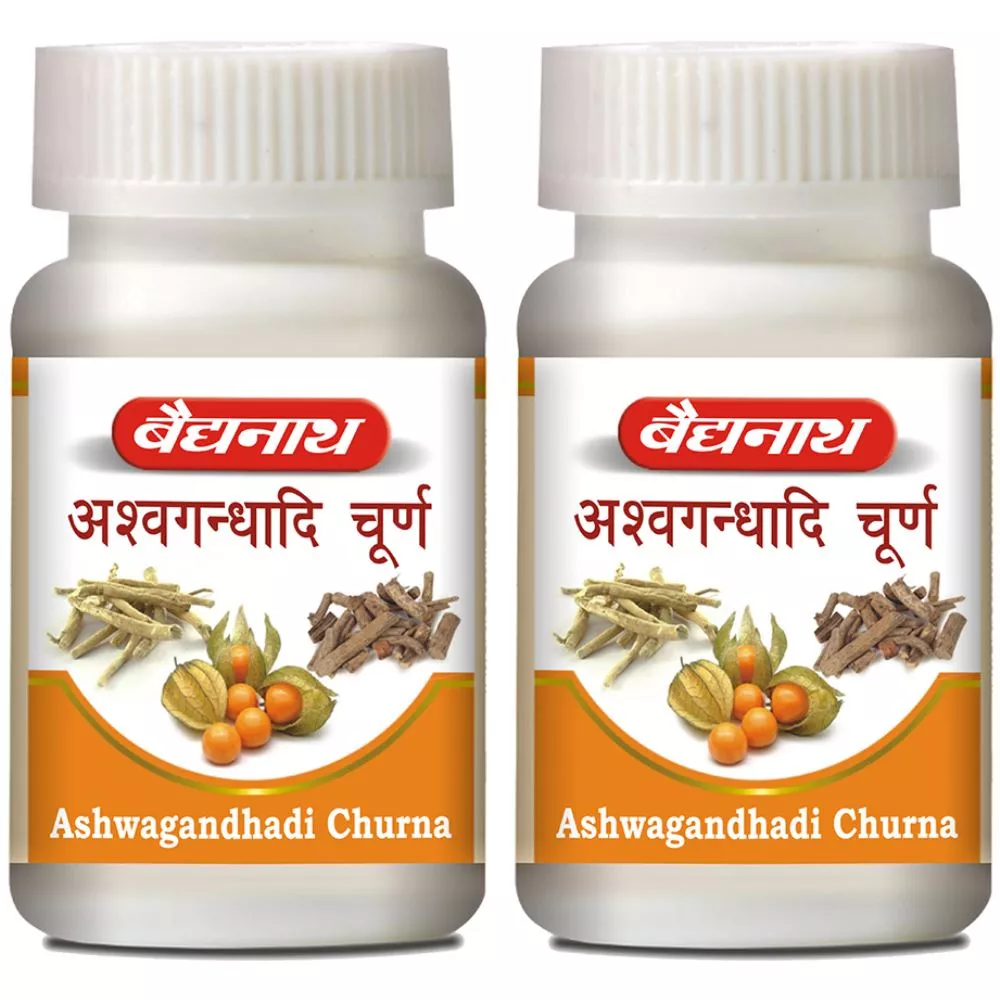 Baidyanath Ayurved Ashwagandhadi Churna 120g, Pack of 2