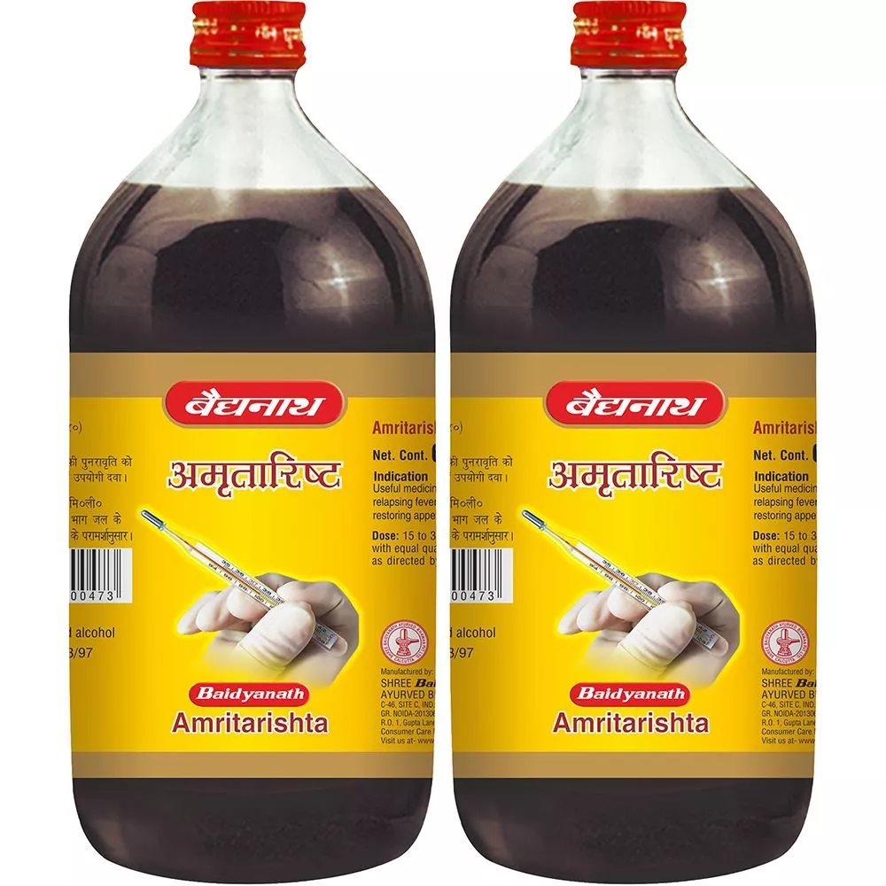Baidyanath Ayurved Amritarishta 450ml, Pack of 2