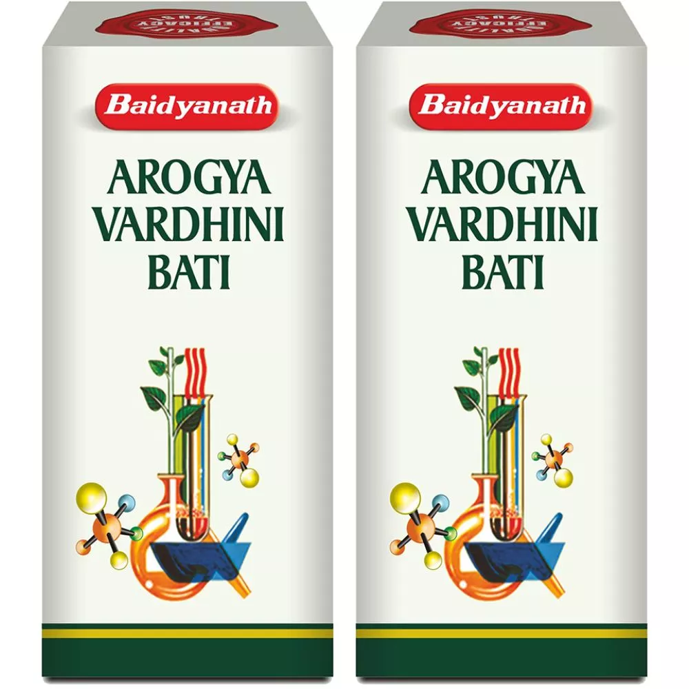 Baidyanath Ayurved Arogya Vardhini Bati 40tab, Pack of 2