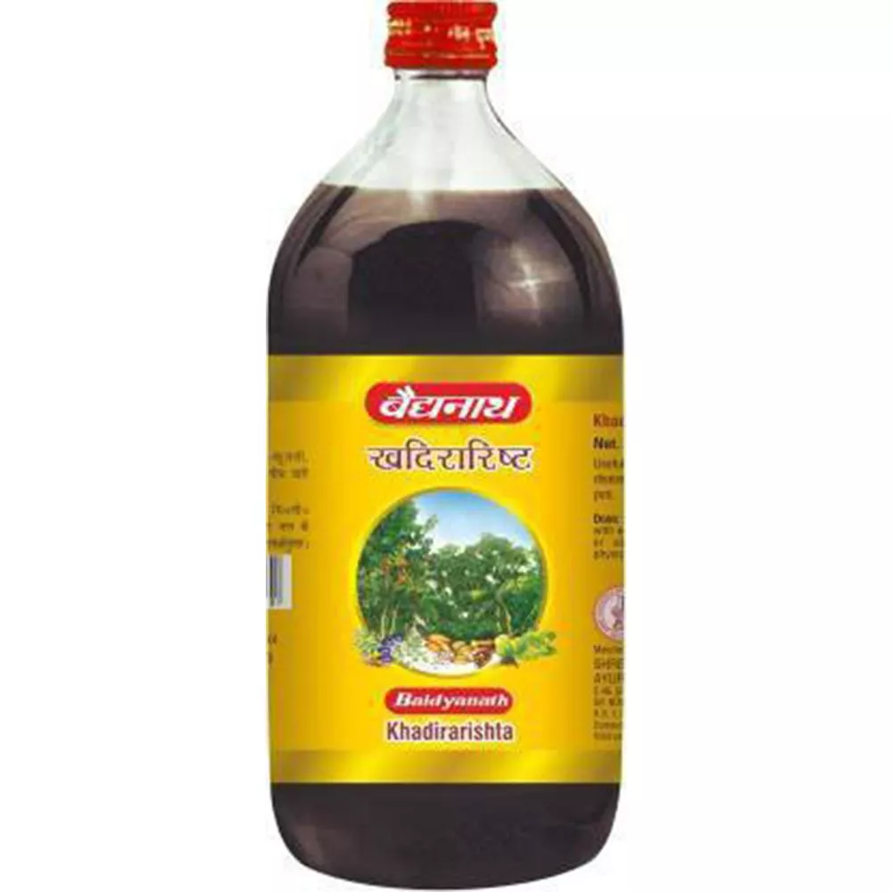 Baidyanath Ayurved Khadirarishta 450ml, Pack of 2