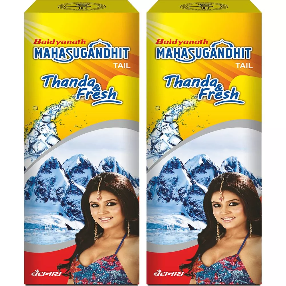 Baidyanath Ayurved Mahasugandhit Tail 200ml, Pack of 2