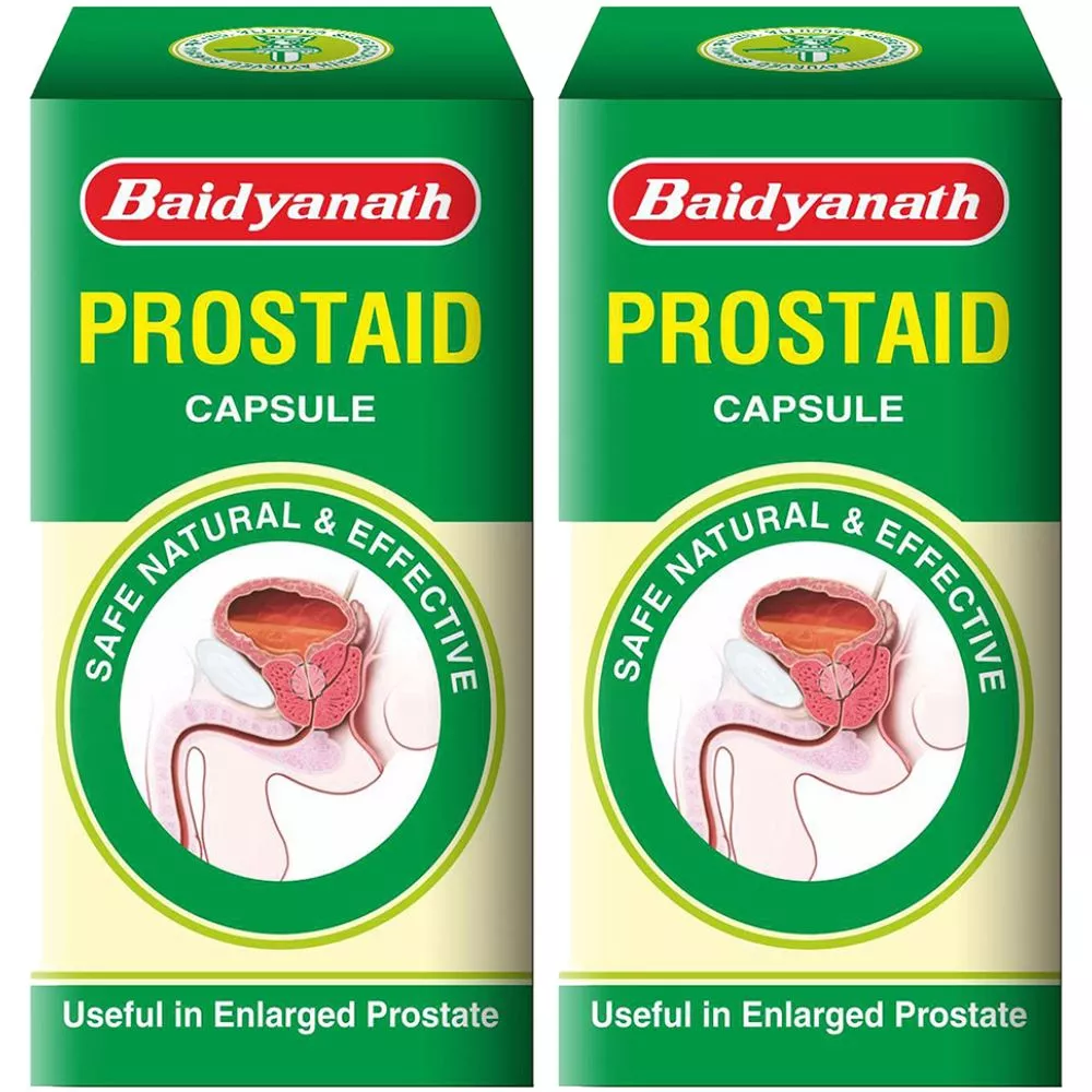 Baidyanath Ayurved Prostaid Capsule 60caps, Pack of 2