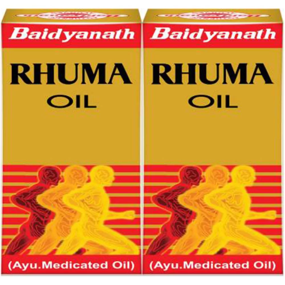 Baidyanath Ayurved Rhuma Oil 50ml, Pack of 2