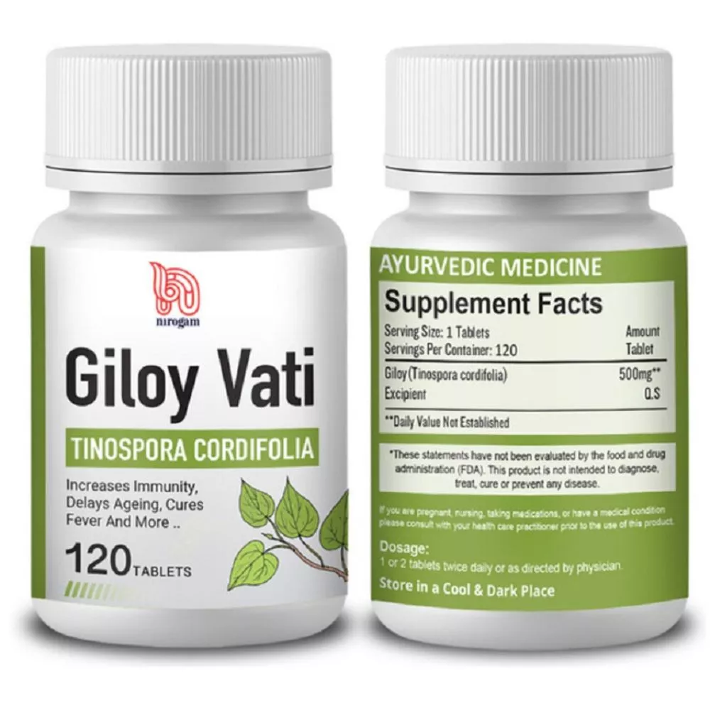 Nirogam Giloy Vati Tablets 120tab