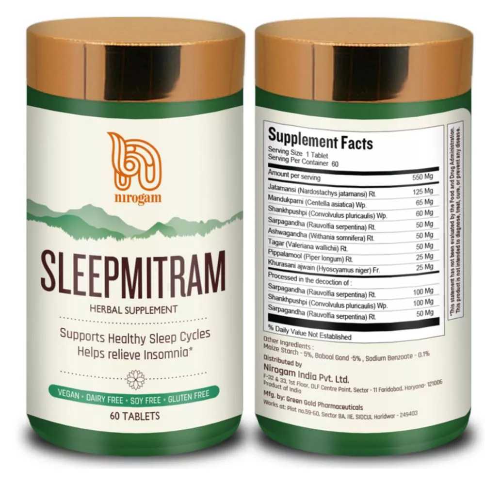 Nirogam Sleepmitram Tablets 60tab