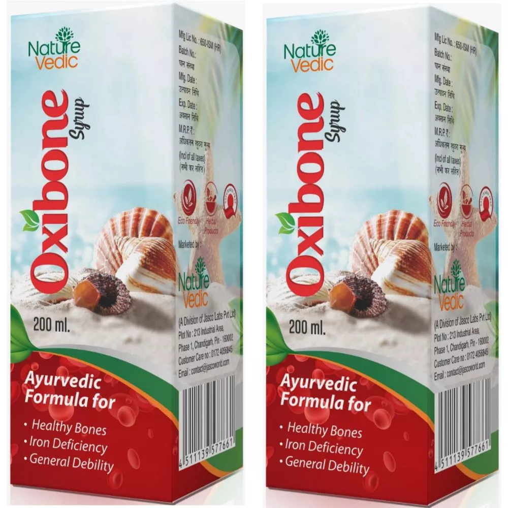 Nature Vedic Oxibone Syrup 200ml, Pack of 2