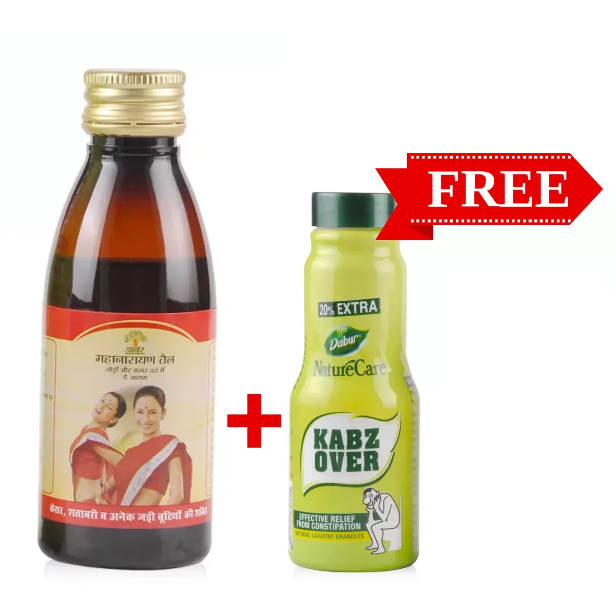 Dabur Mahanarayan Tail Free Dabur Kabz Over 120gm 100ml