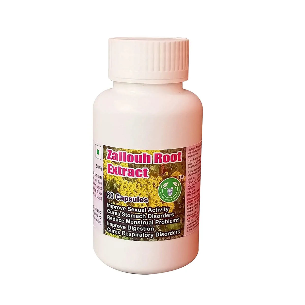 Universal Herbal & Concentrates Zallouh Root Extract 60caps