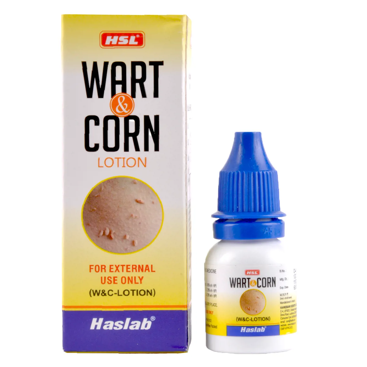 Haslab Warts & Corn Lotion 10ml
