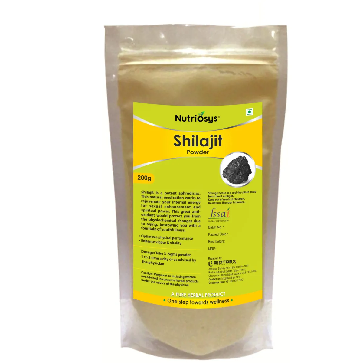 Nutriosys Shilajit Powder 200g