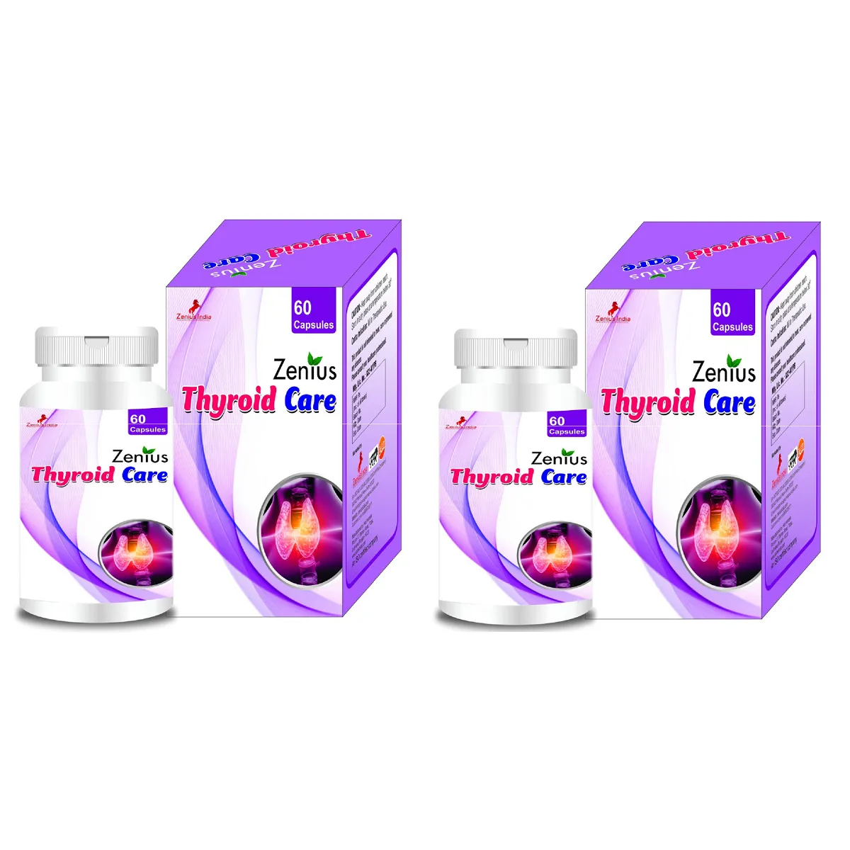 Zenius Thyroid Care Capsules 60caps, Pack of 2