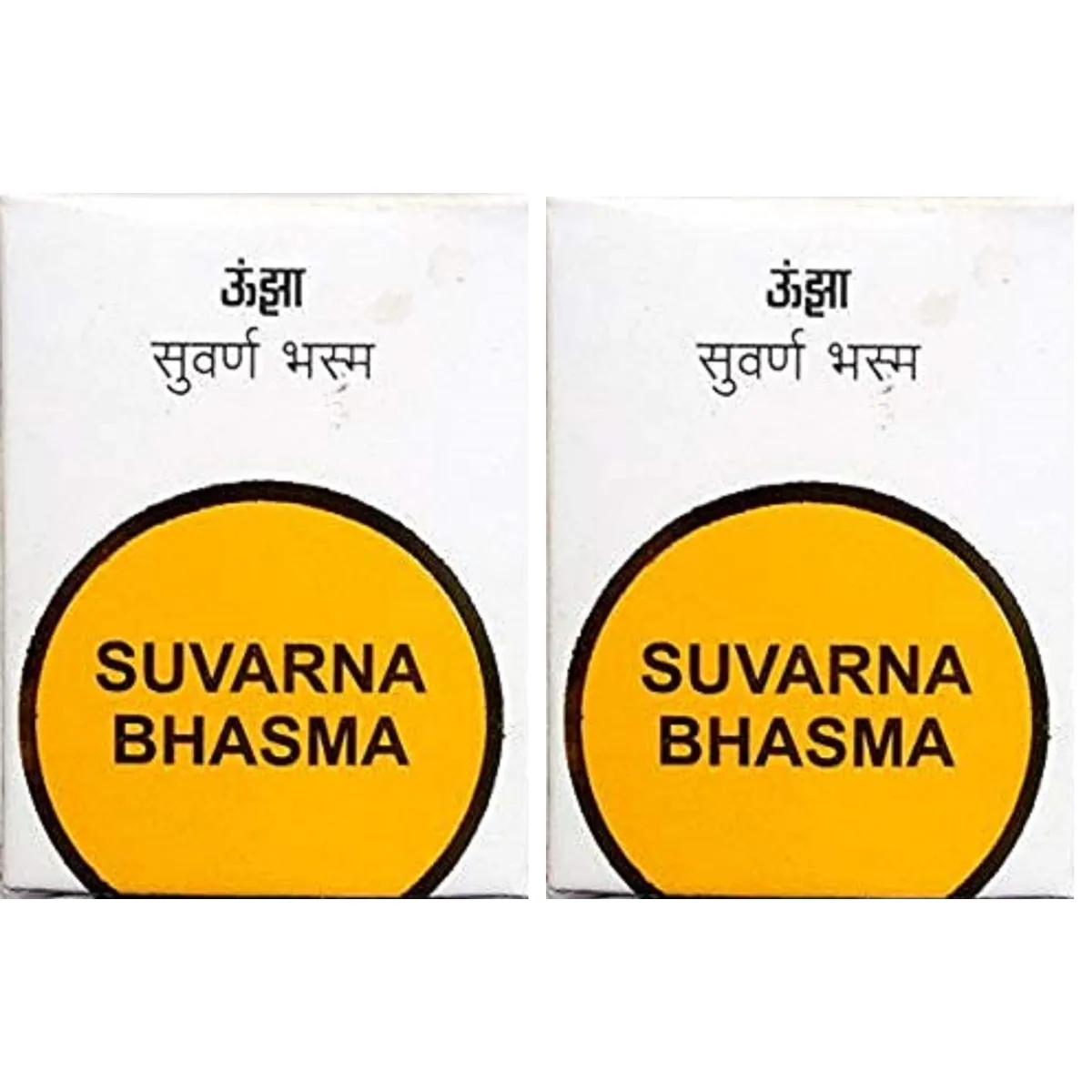 Unjha Suvarna Bhasma 500mg, Pack of 2