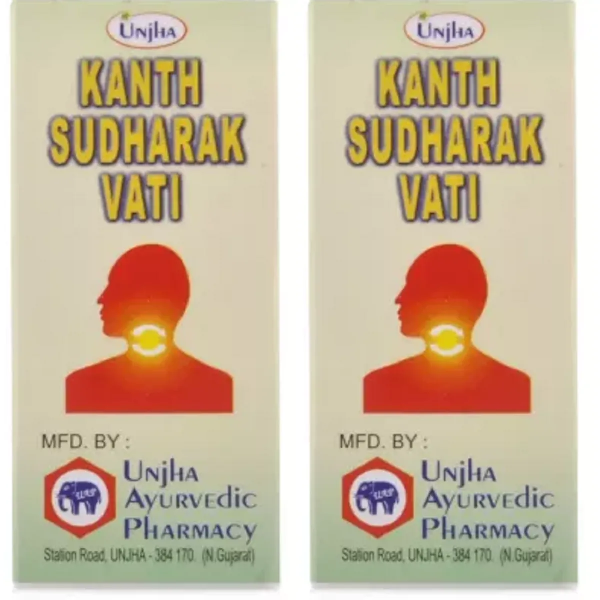 Unjha Kanth Sudharak Vati 10g, Pack of 2