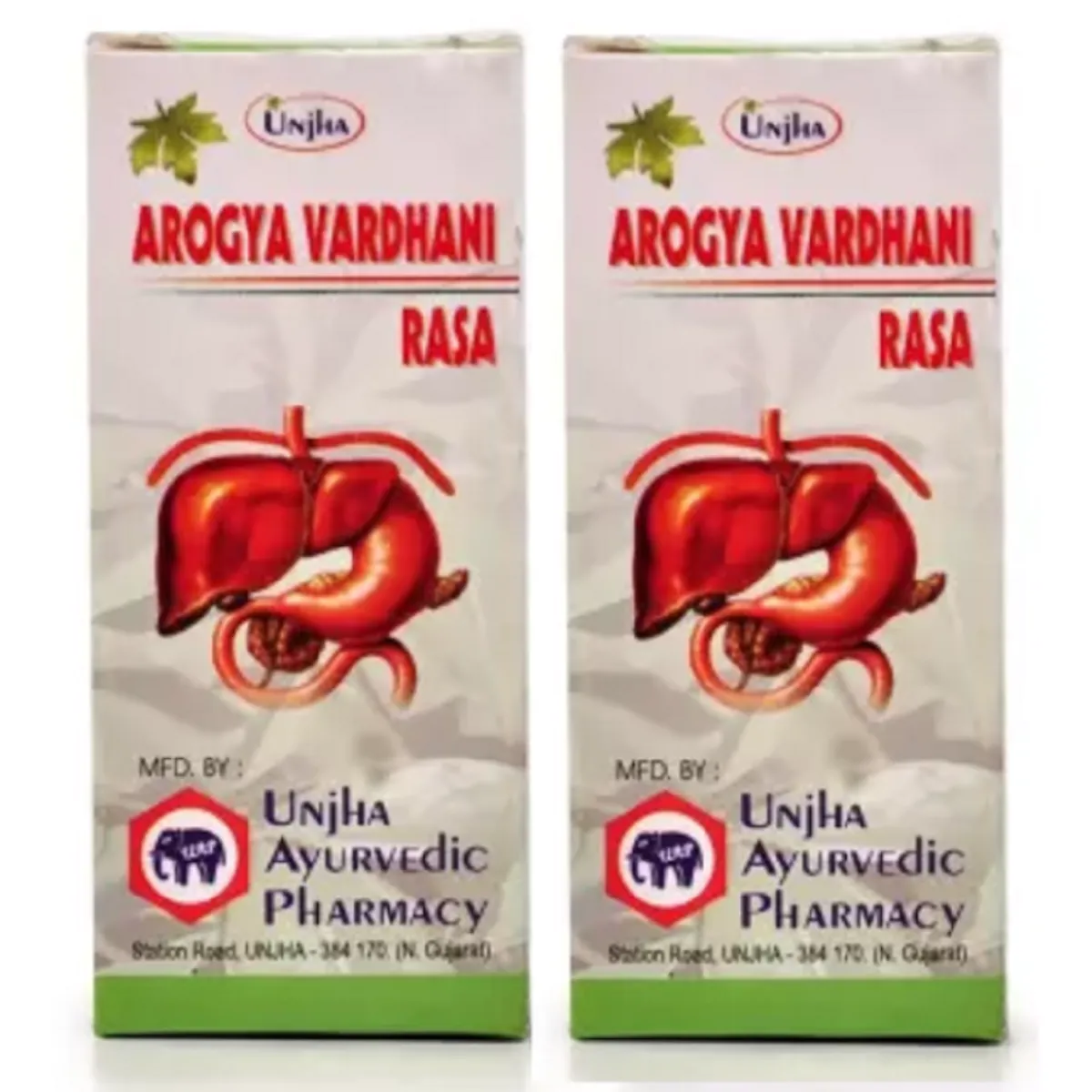 Unjha Arogyavardhini Rasa 40tab, Pack of 2