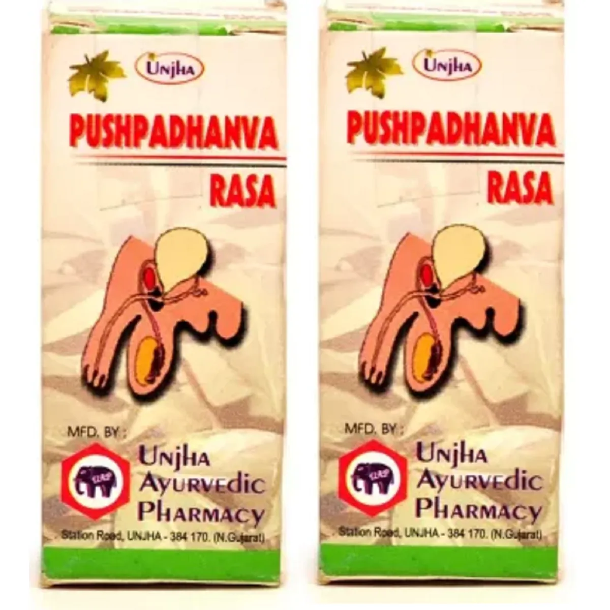 Unjha Pushpadhanwa Ras 40tab, Pack of 2